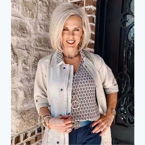 Cabi Bitmap Top - Medium Like new